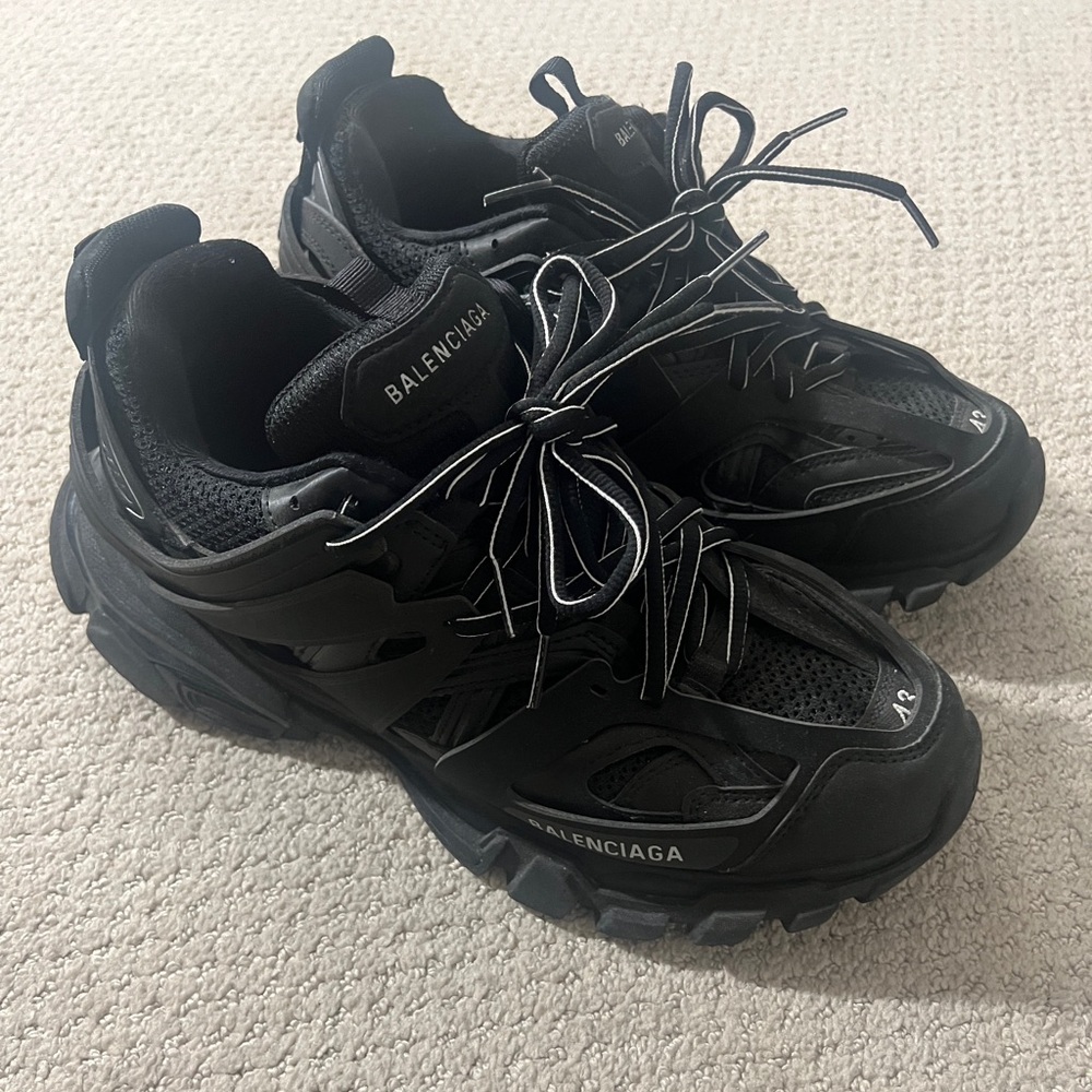 Balenciaga Black Textile Sneakers - Picture 3 of 4